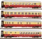 45906 Roco Set of 4 Passenger cars in TEE livery